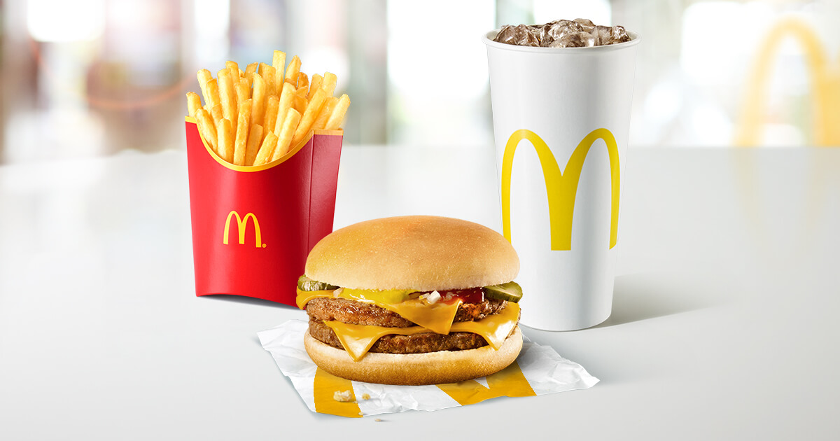 Double Cheeseburger Menu McDonald's Italia