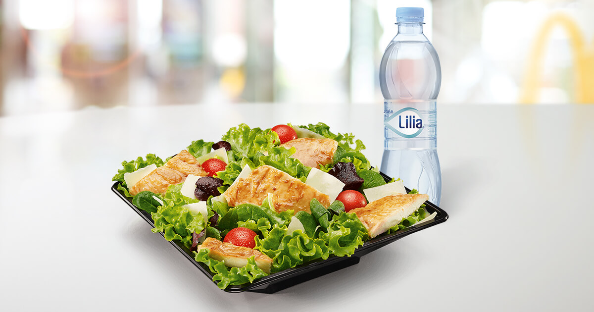 Menu Caesar Salad con pollo alla piastra McDonald's Italia
