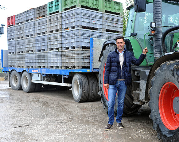 Claudio Scipioni nella sua fattoria