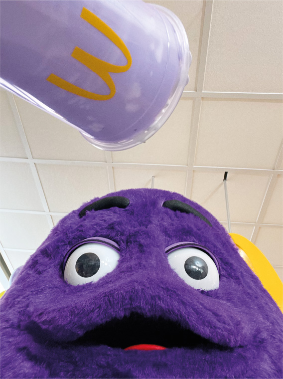 Grimace milkshake