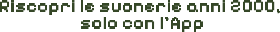 Riscopri le suonerie anni 2000, solo con l'App