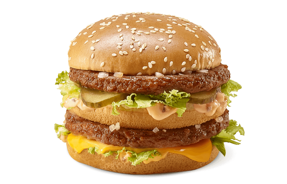 transparent double big mac