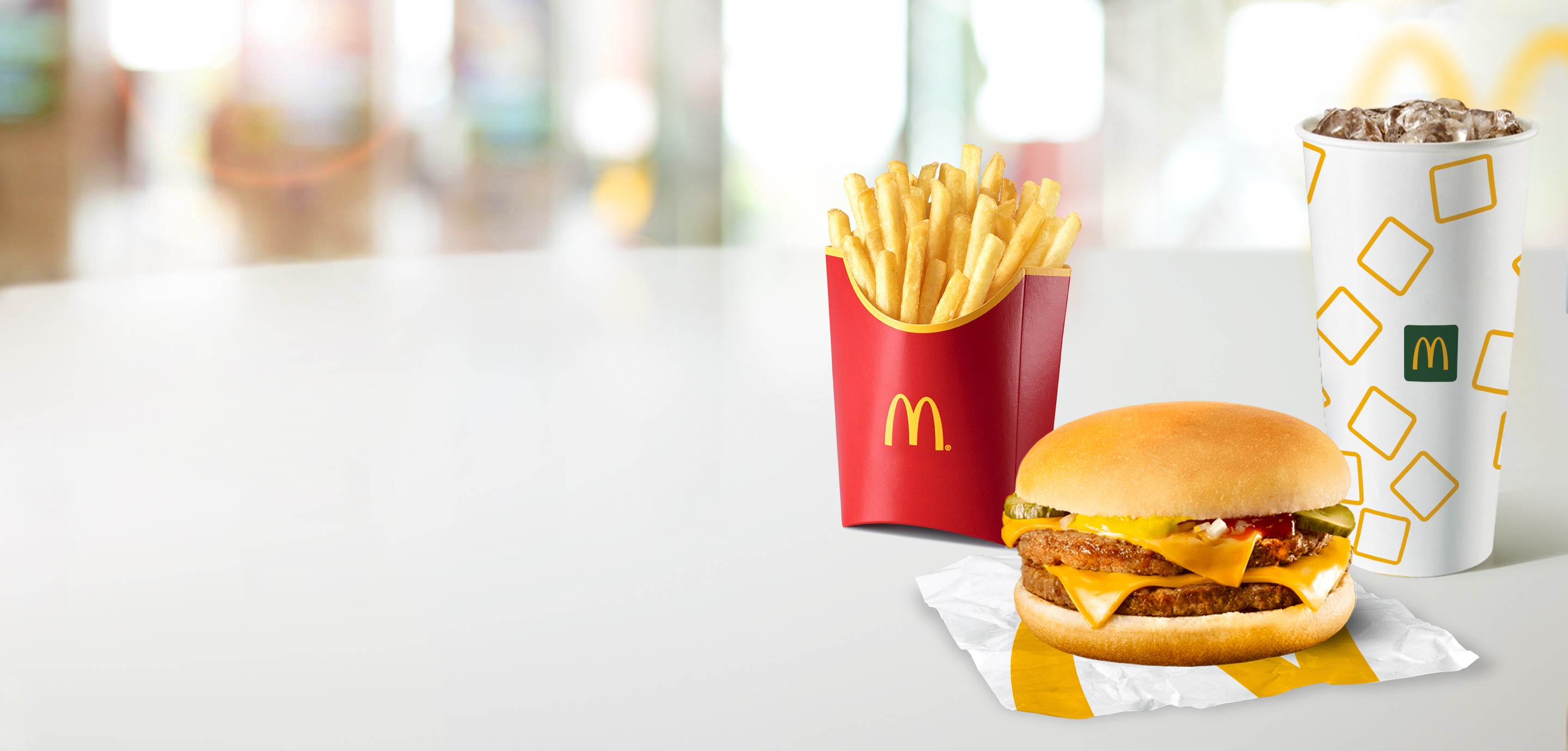 Double Cheeseburger Menu