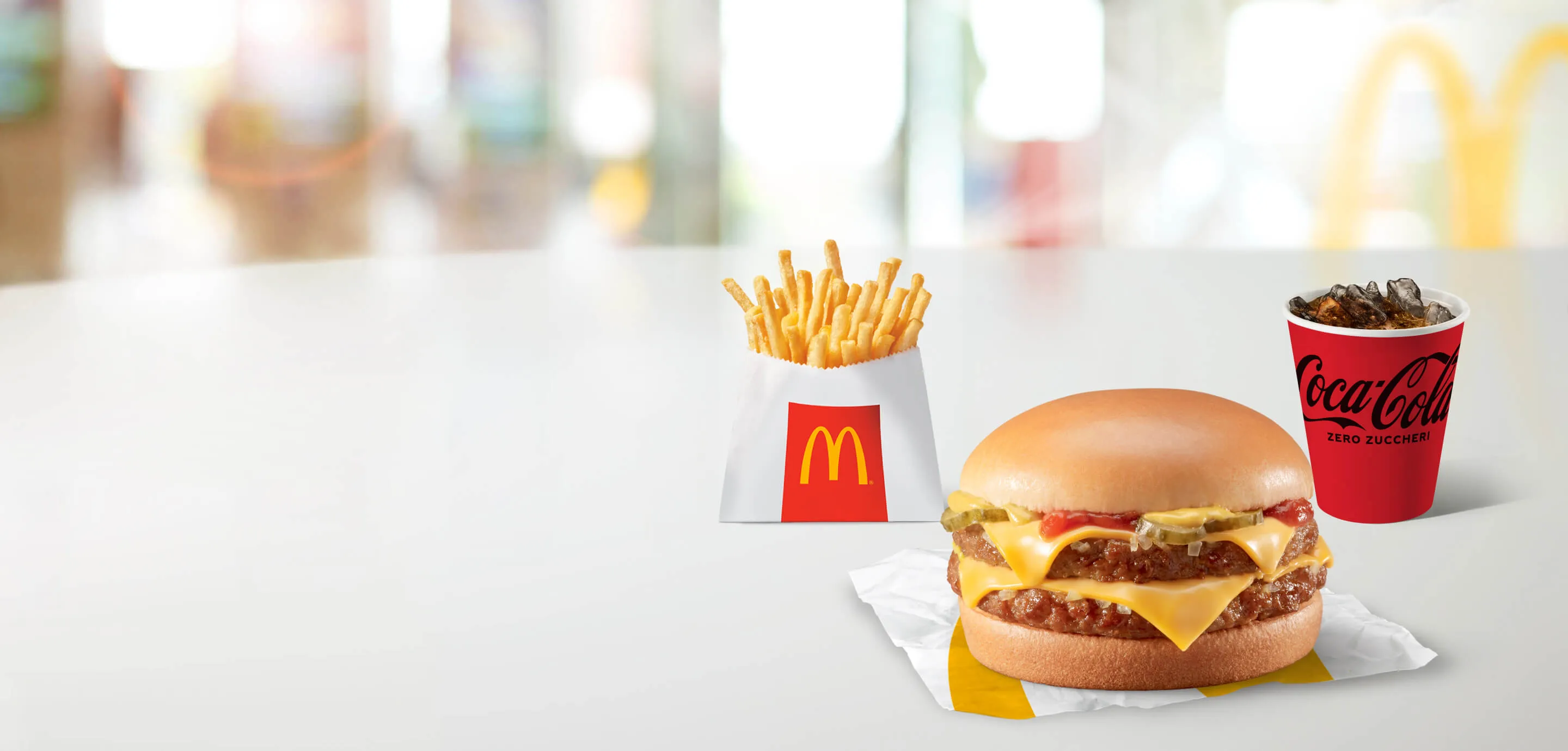 Double Cheeseburger Menu