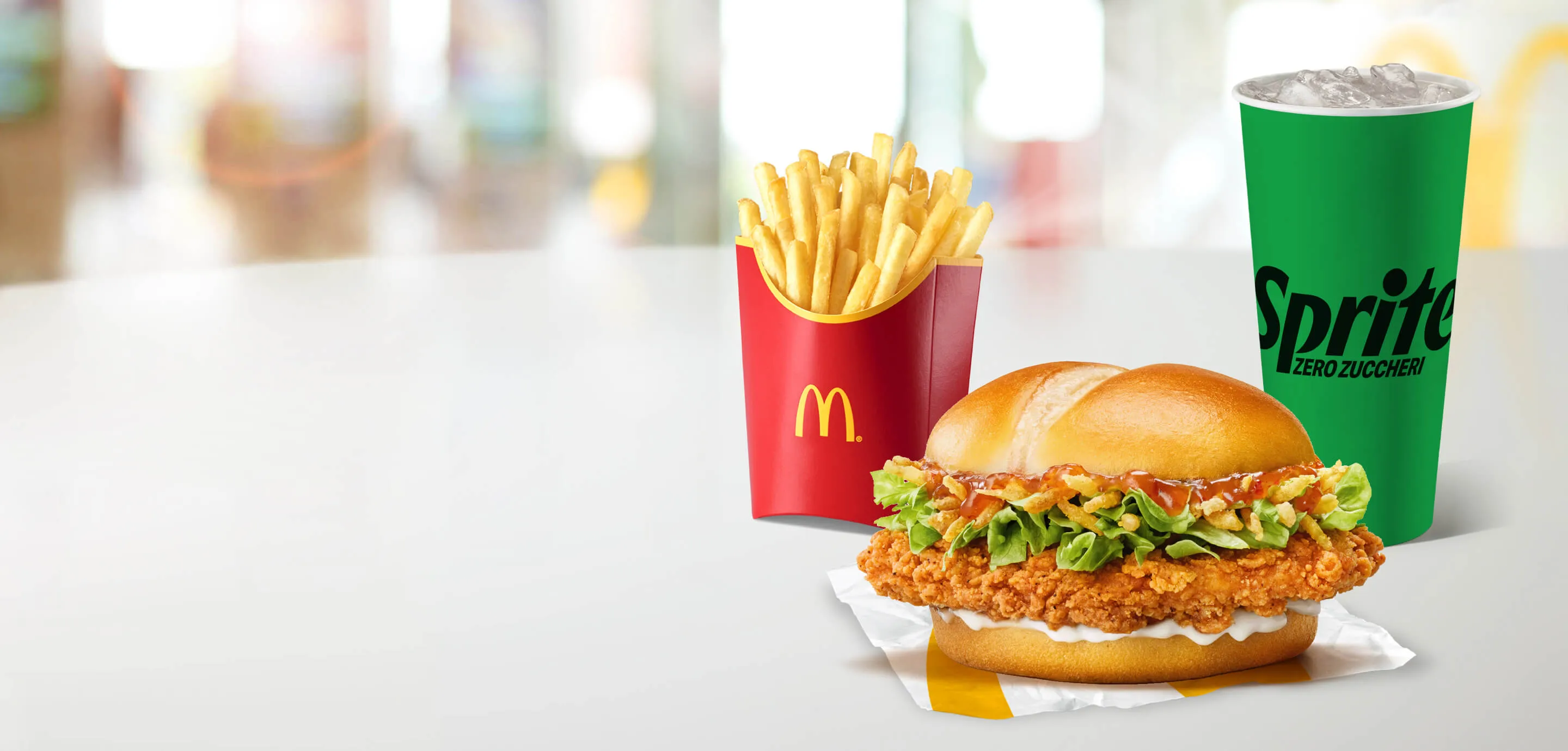 McCrunchy® Chicken Hot Honey Menu