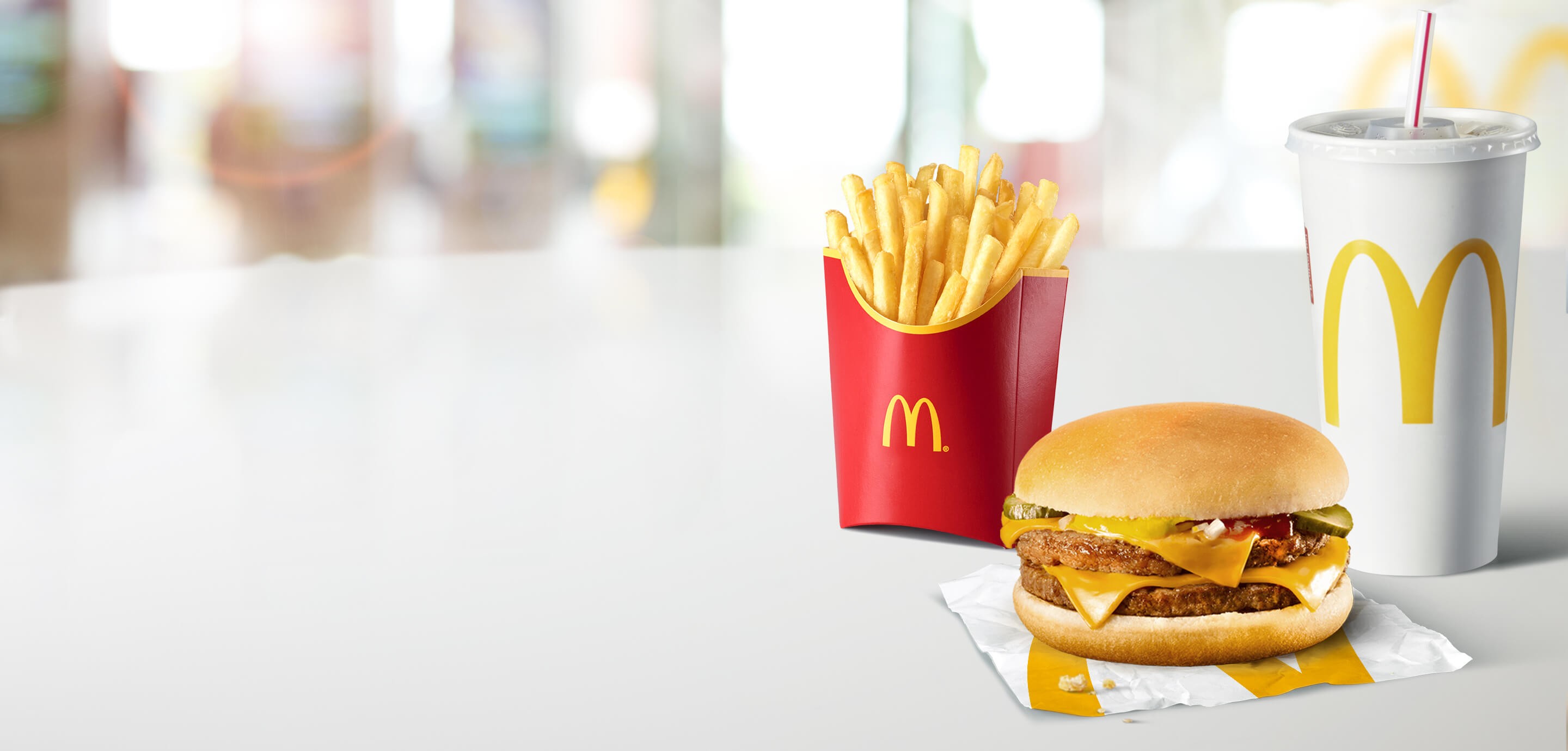 Double Cheeseburger Menu