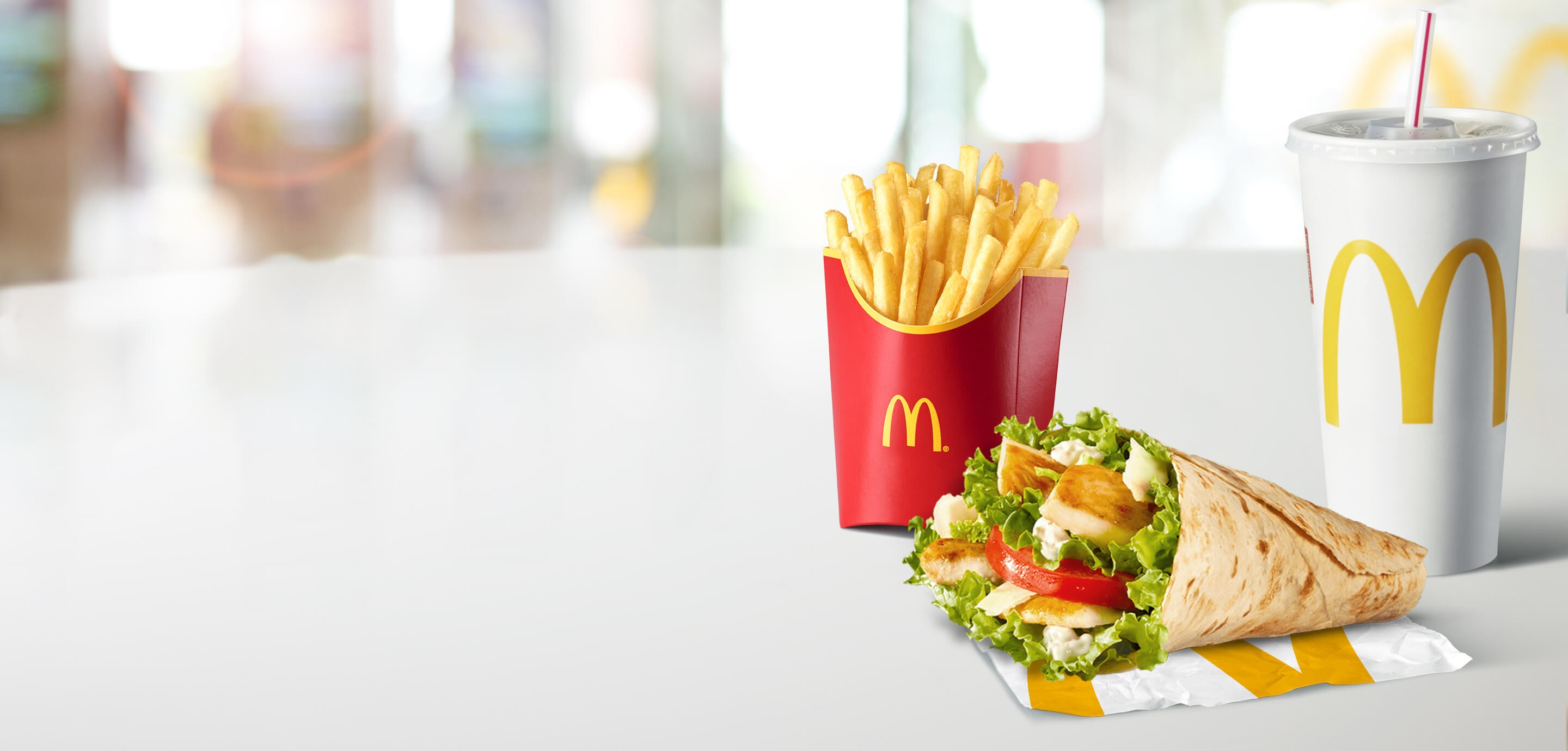 McWrap® Caesar Cheese Menu