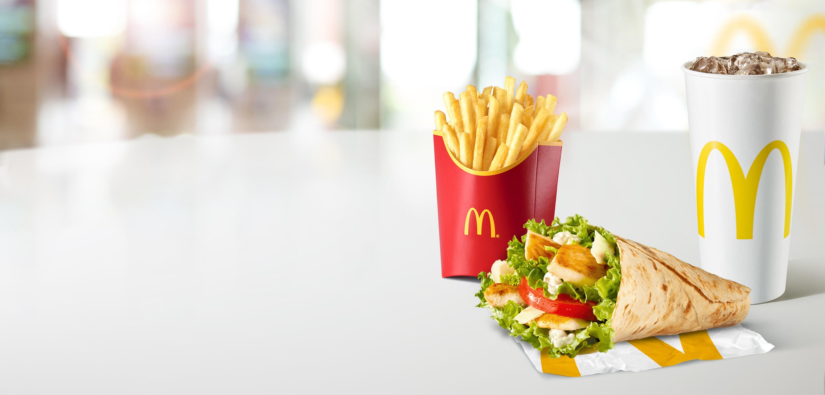 McWrap® Caesar Cheese Menu