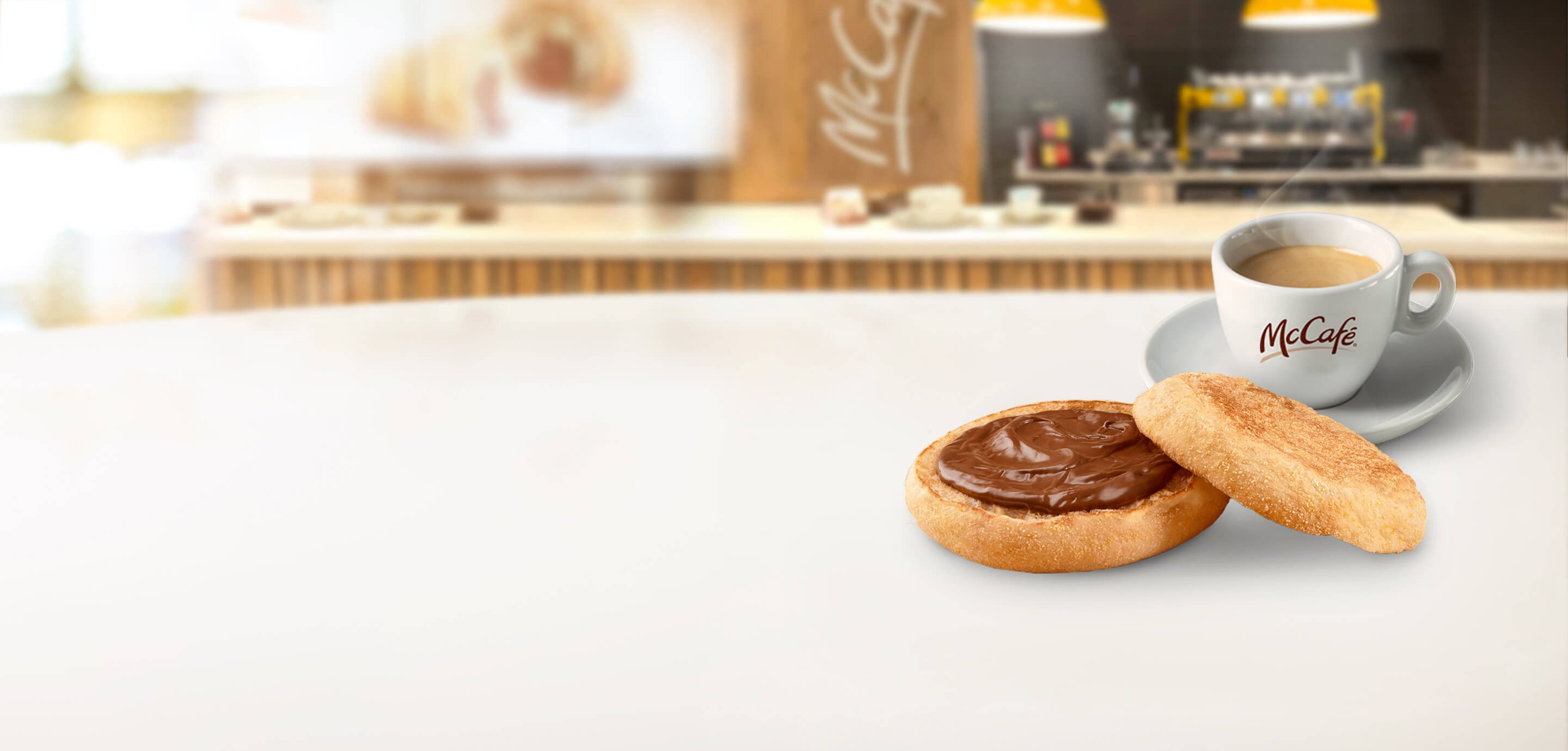 Menu McCrunchy Bread™ con NUTELLA®