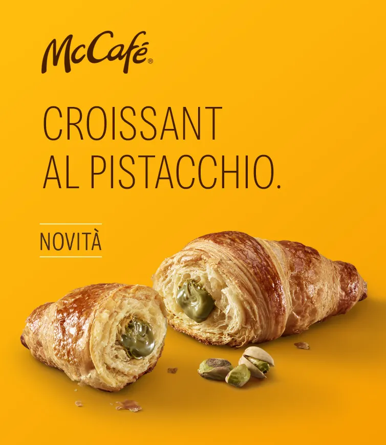 Nuovo croissant al pistacchio.