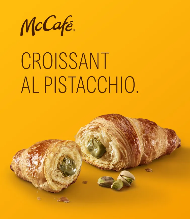 Croissant al pistacchio.