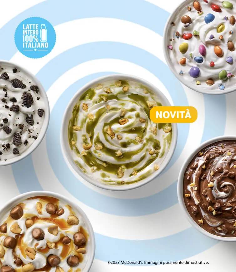 Scopri il nuovo McFlurry® Pistacchio