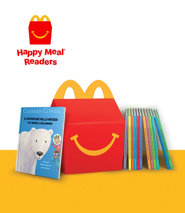 Gioco o libro a sorpresa nell'Happy Meal® McDonald's Italia