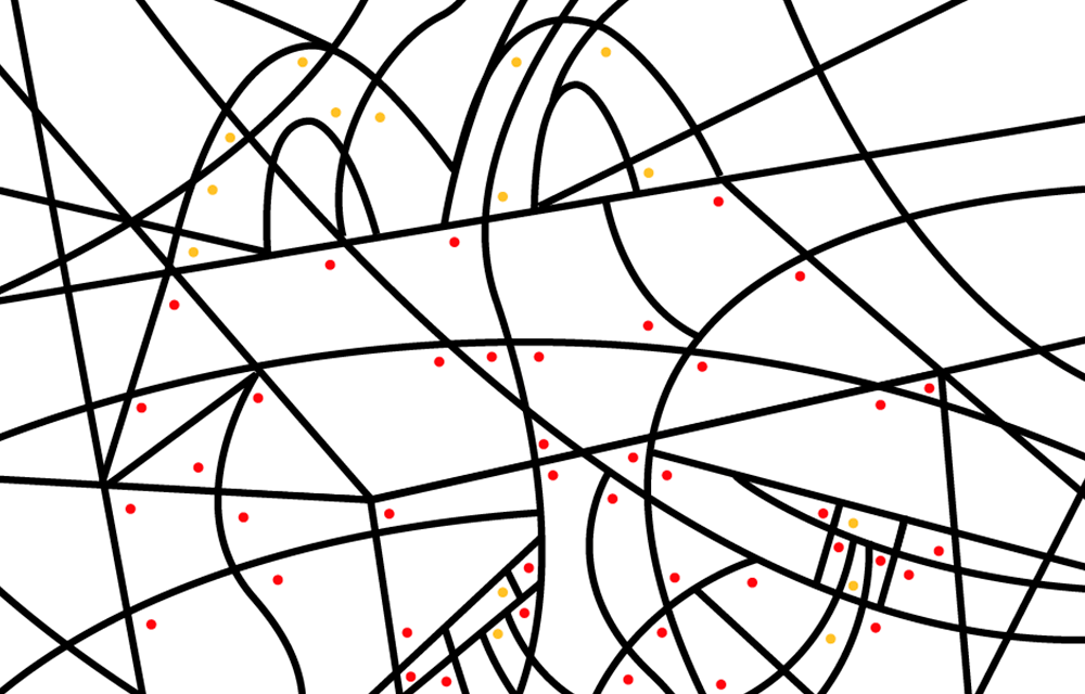 Colora Gli Spazi Con I Puntini
