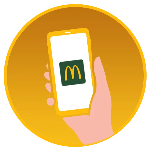 Apri l'App McDonald’s.