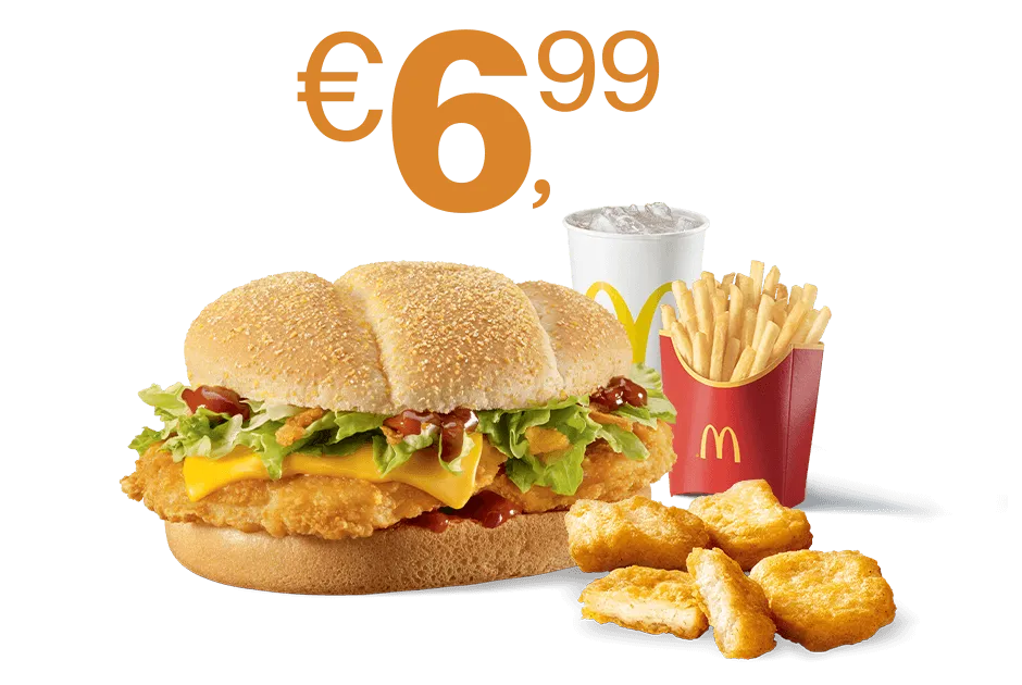 Double Chicken BBQ Menu e 4 Chicken McNuggets®