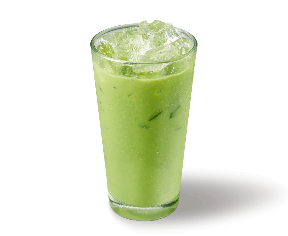 Iced Coconut Matcha latte