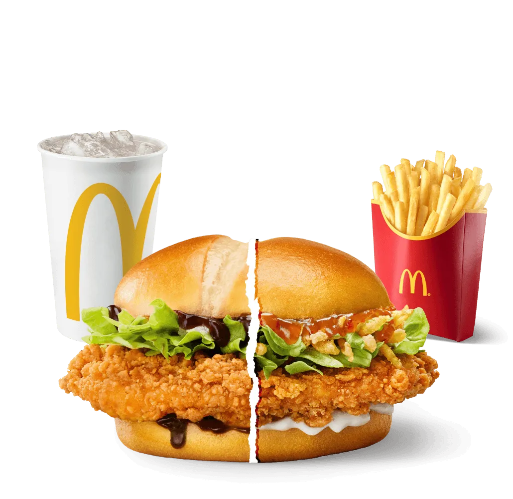 McCrunchy® Chicken Menu Large a scelta tra Teriaky e Hot Honey