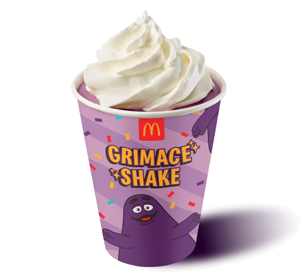Grimace Shake con panna