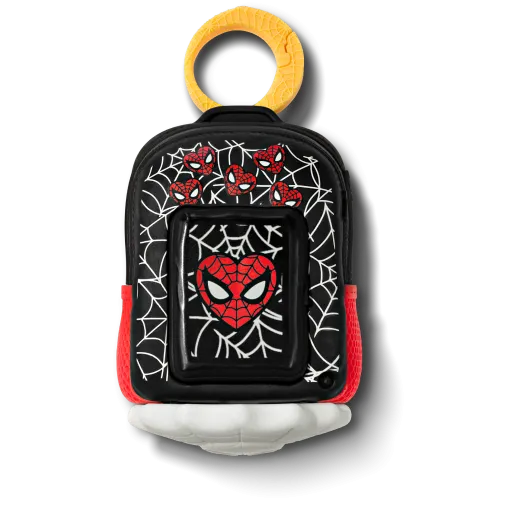 Black Spider-Man Heart Backpack