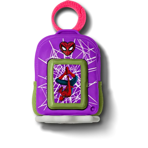 Purple & Green Spider-Man Backpack