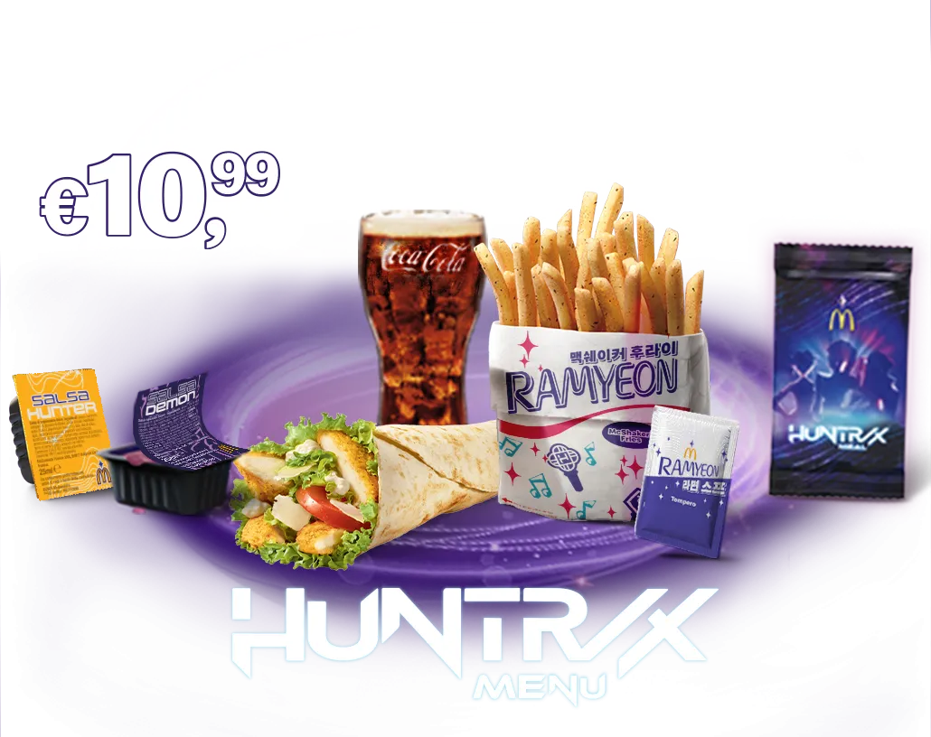 Menu Huntr/x McWrap Pollo Croccante