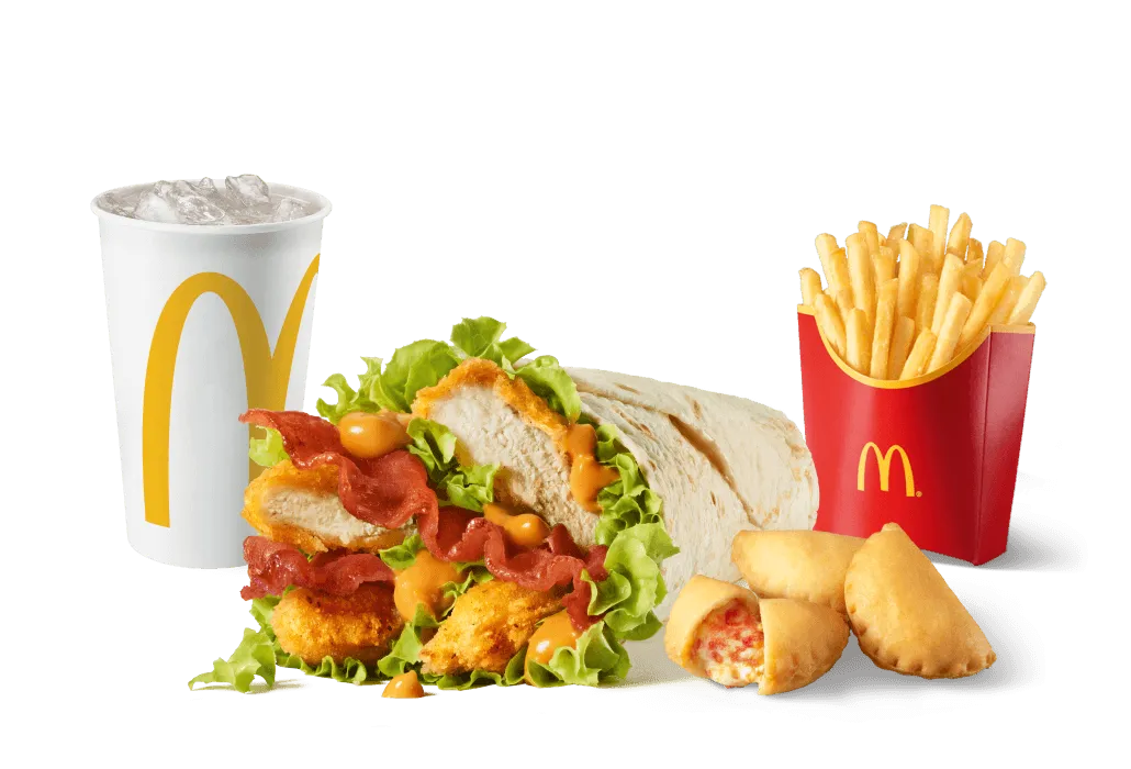 McWrap® Il Mediterraneo Menu Large e 4 Chicken McNuggets® o un McFlurry® o 3 panzerotti