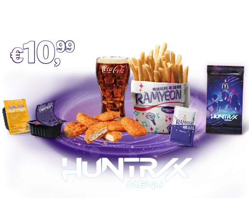 Menu Huntr/x Spicy Nuggets