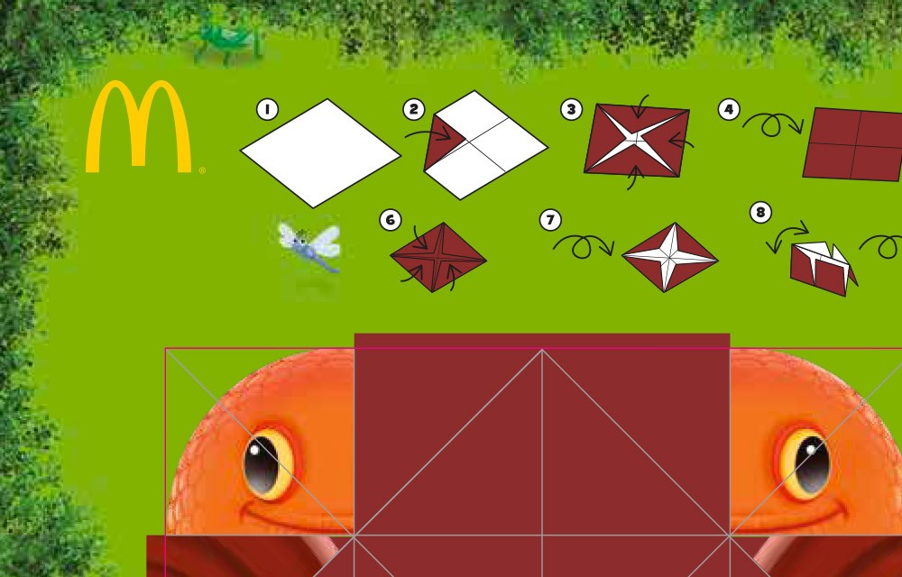 Pesce e rana origami