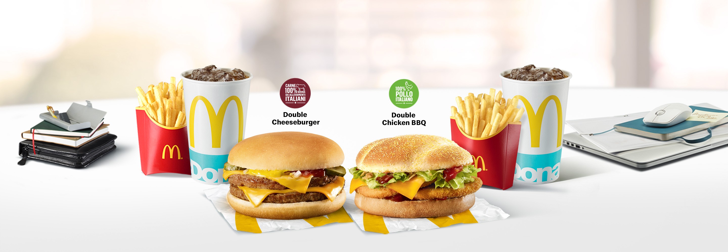 Double Chicken BBQ - Double Cheeseburger