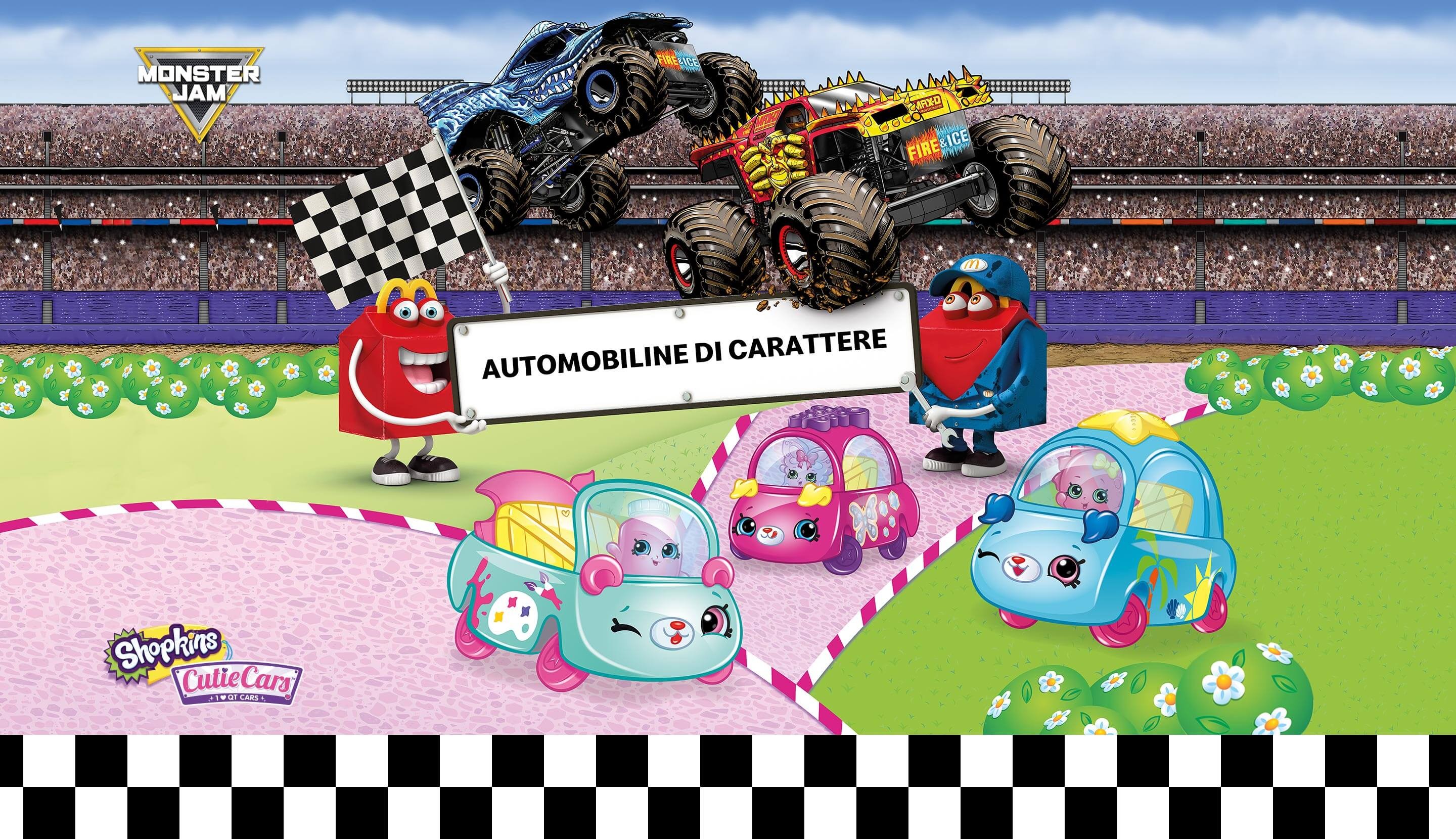 Shopkins Cutie Cars e Monster Jam