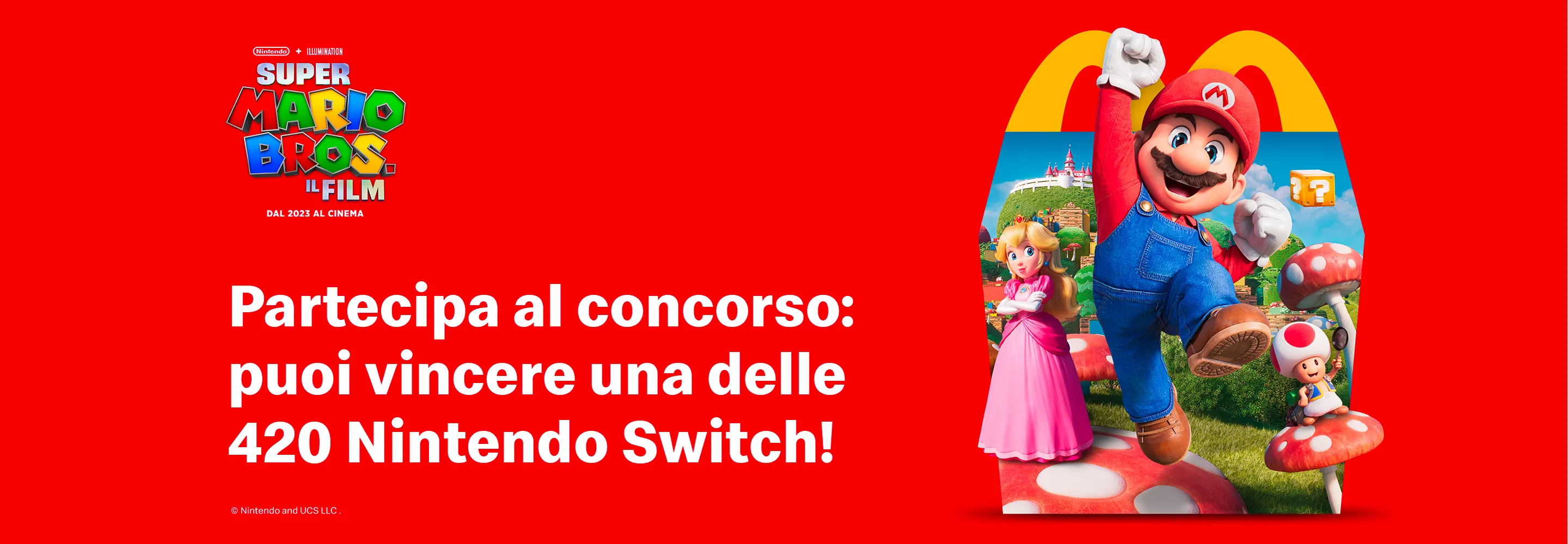 Partecipa al concorso: puoi vincere una delle 420 Nintendo Switch in palio!