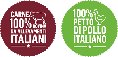 Carne 100% da allevamenti italiani - 100% petto di pollo italiano