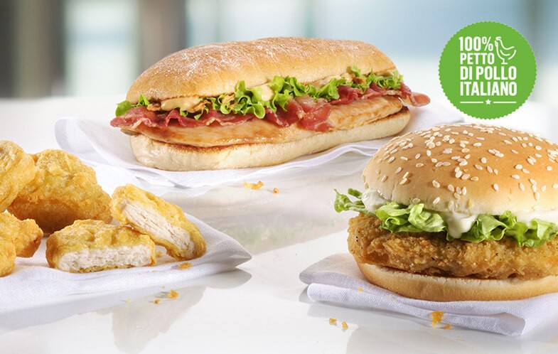 100% petto di pollo italiano