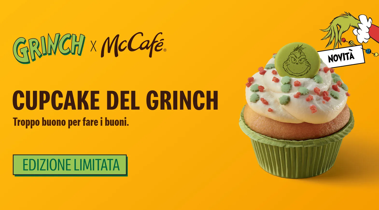 Cupcake del Grinch.