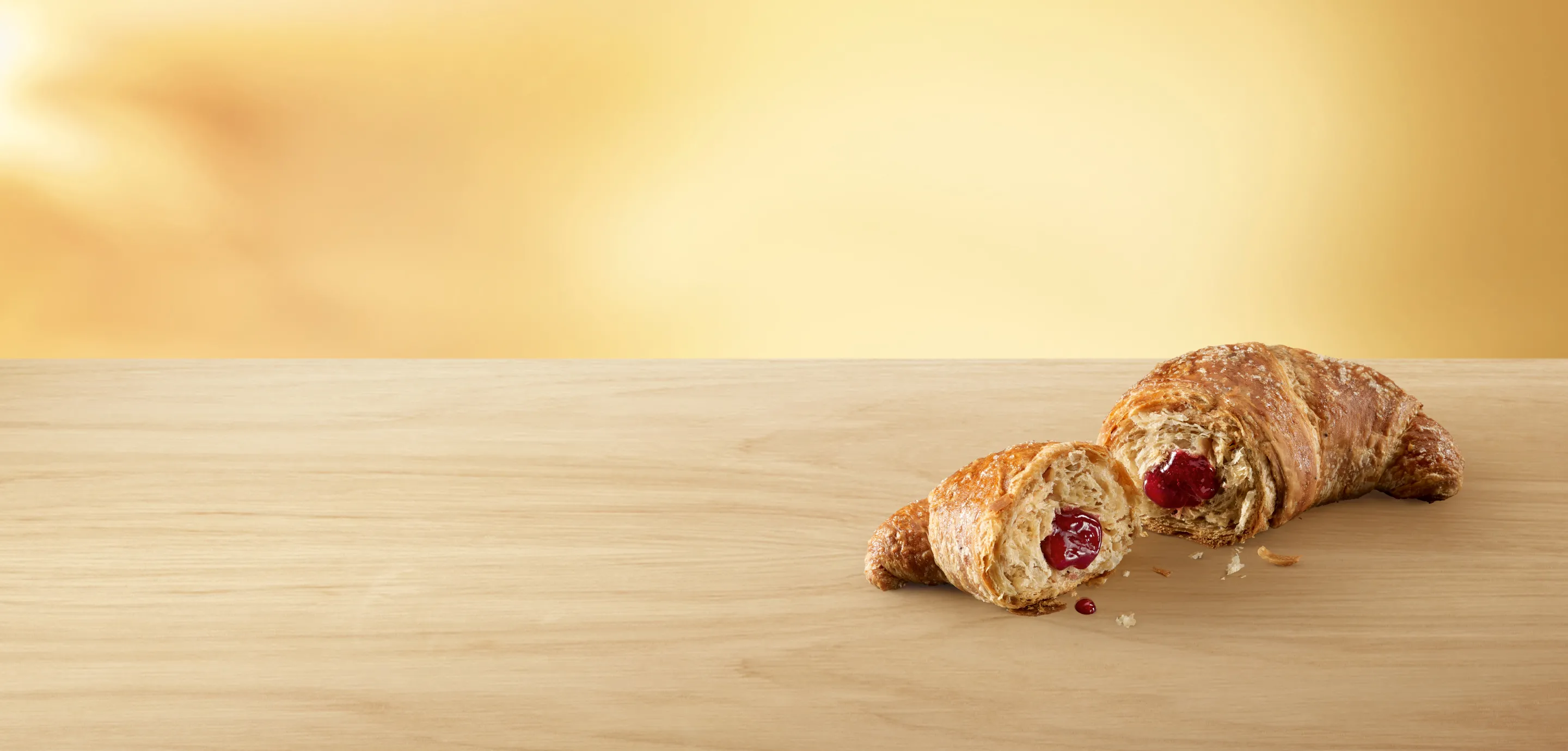 Croissant cereali e frutti di bosco