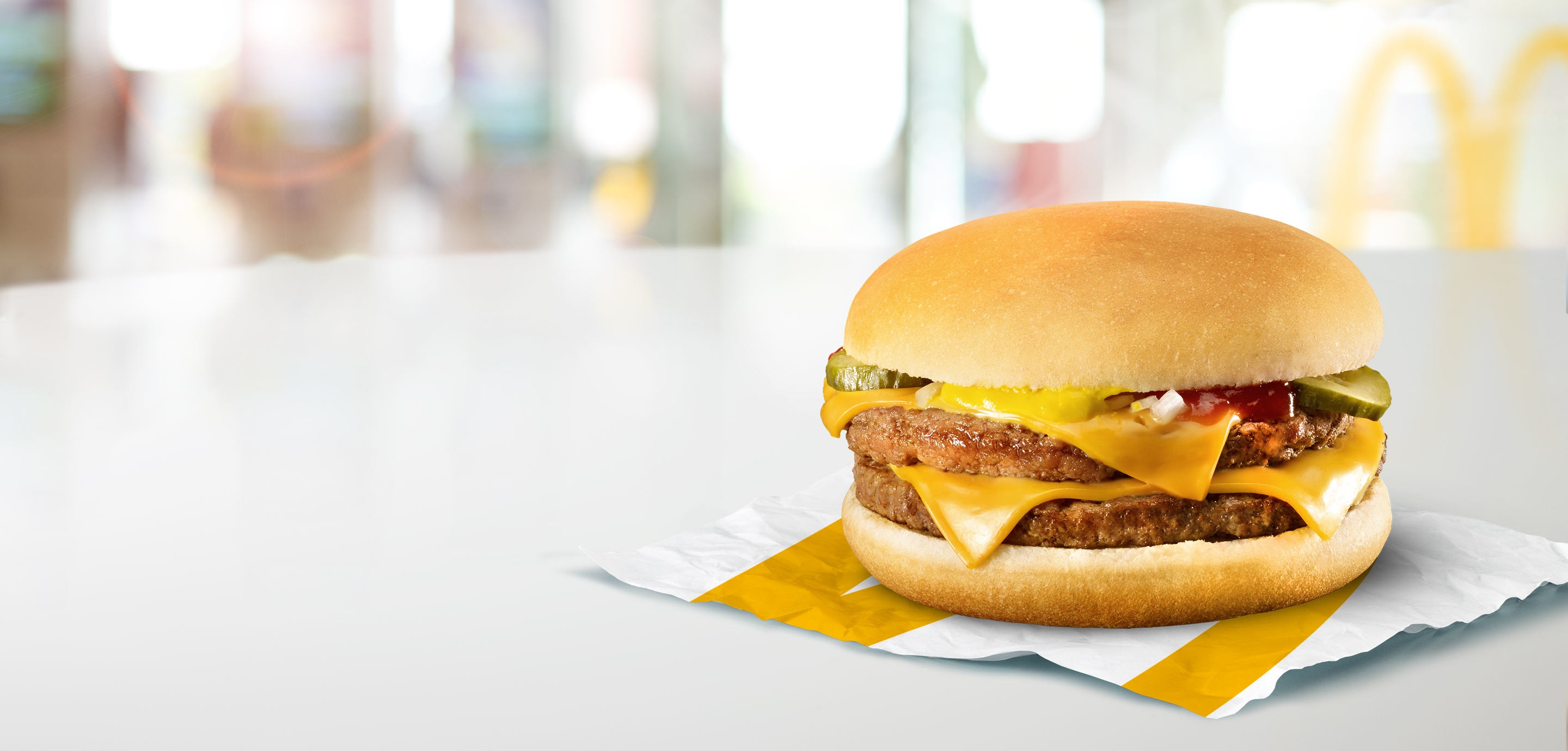 Double Cheeseburger Panini McDonald