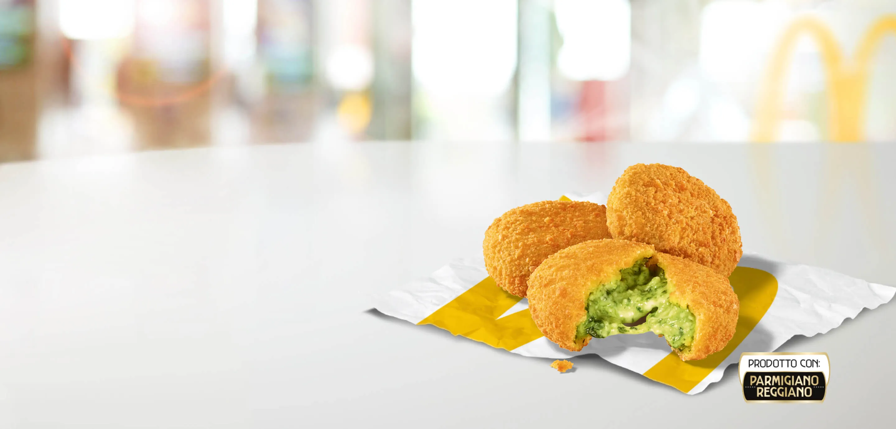 Crocchette con spinaci e Parmigiano Reggiano x3