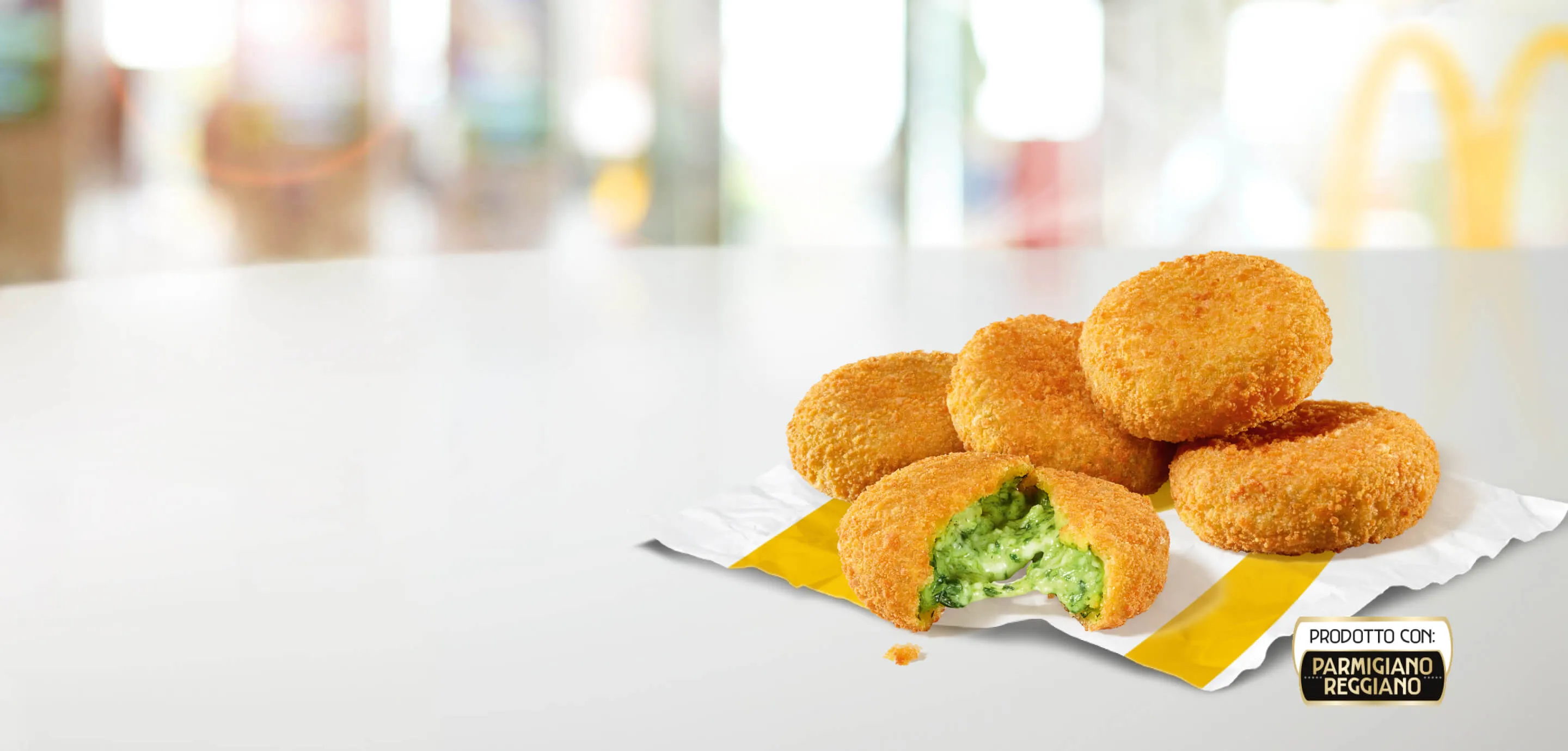 Crocchette con spinaci e Parmigiano Reggiano