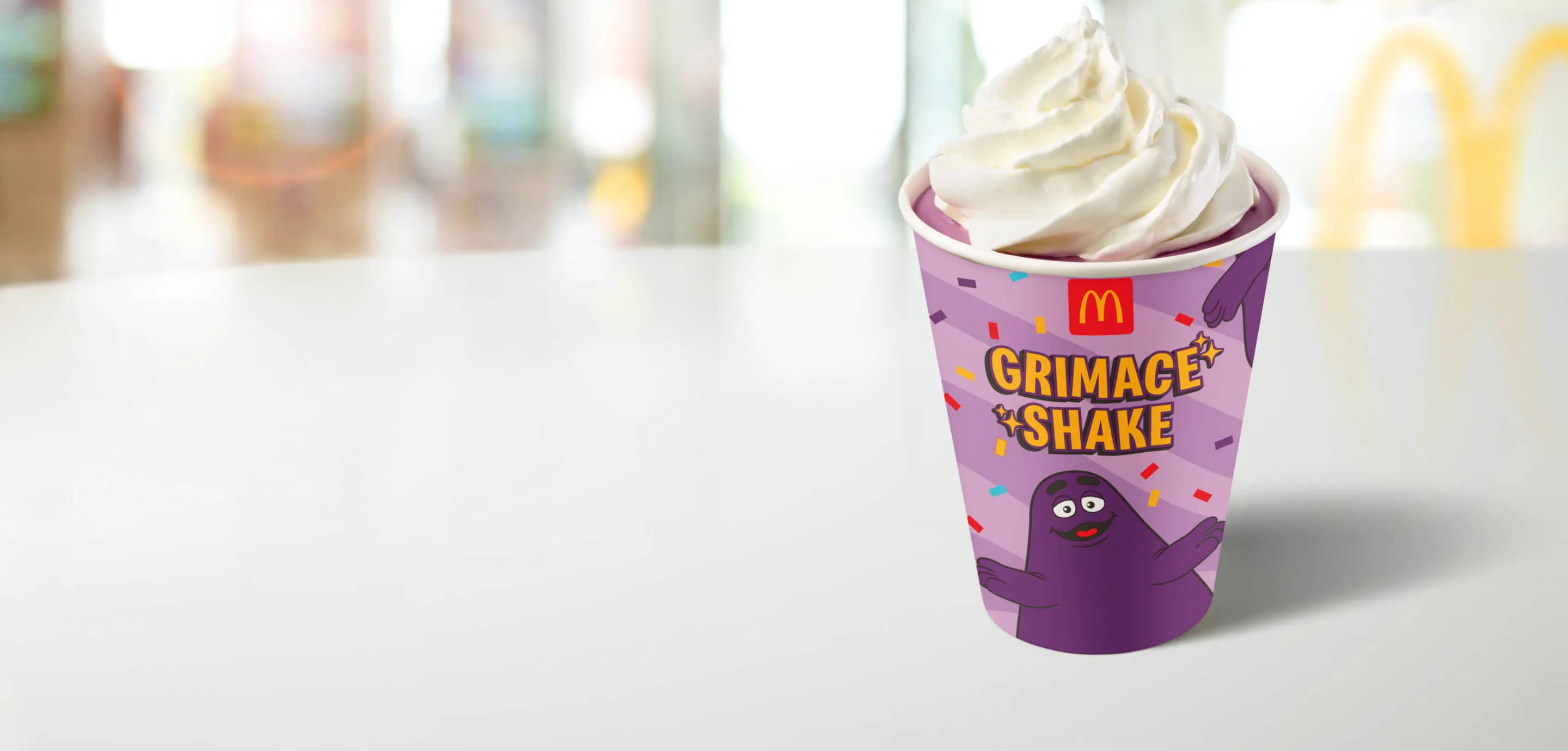 Grimace Shake con panna