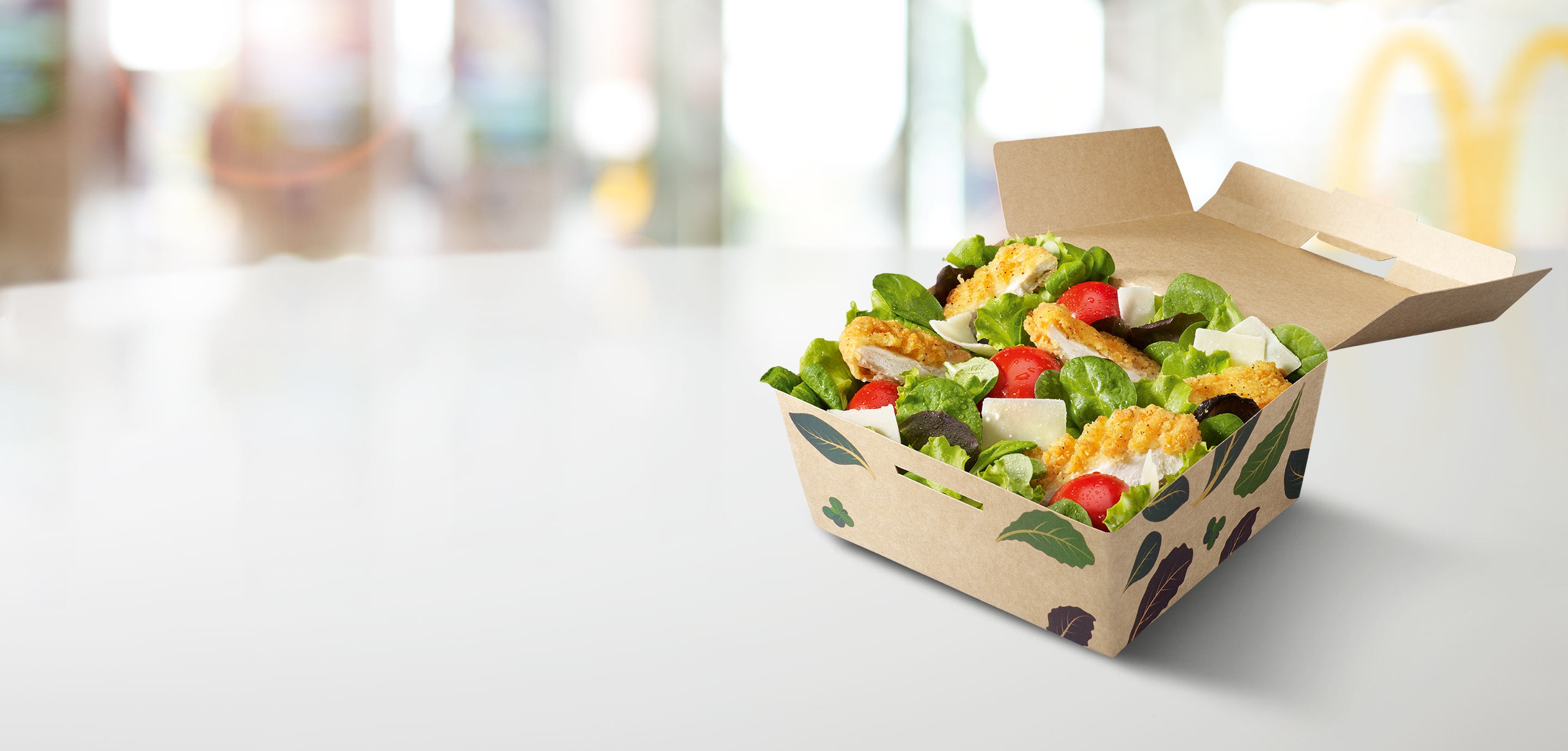 Caesar Salad con pollo croccante