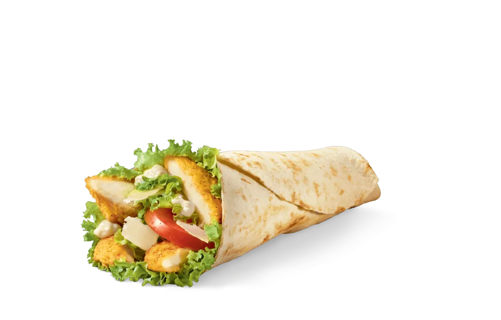 McWrap® con petto di pollo croccante e Grana Padano DOP