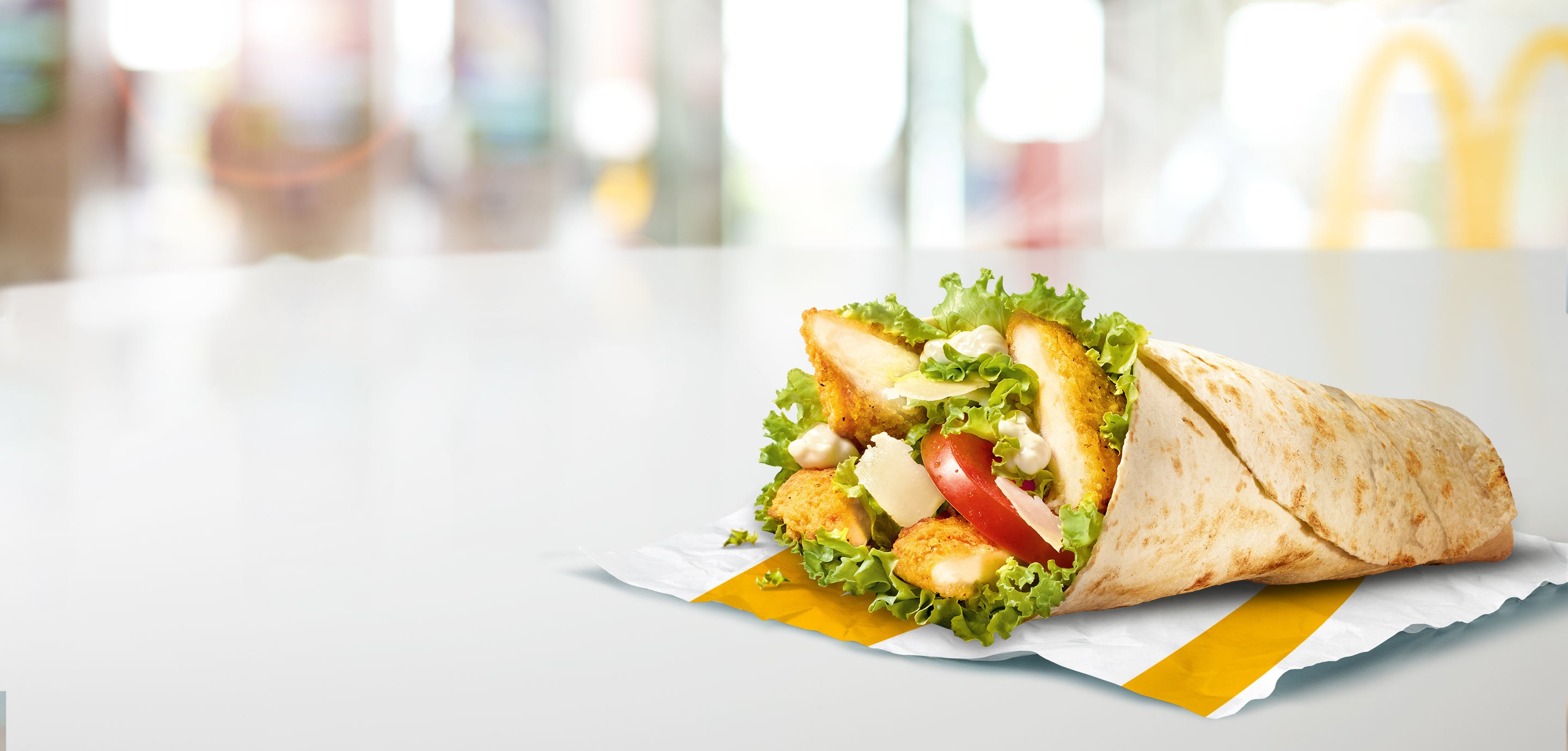 McWrap® Caesar Cheese con petto di pollo croccante