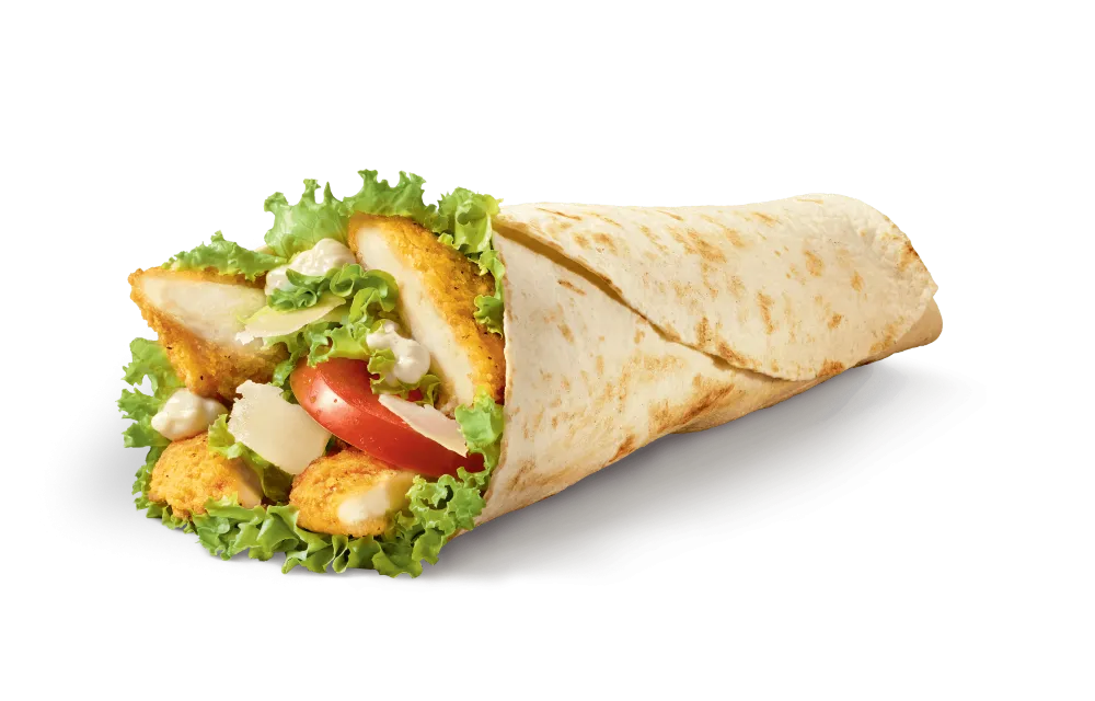 McWrap® con petto di pollo croccante e Parmigiano Reggiano