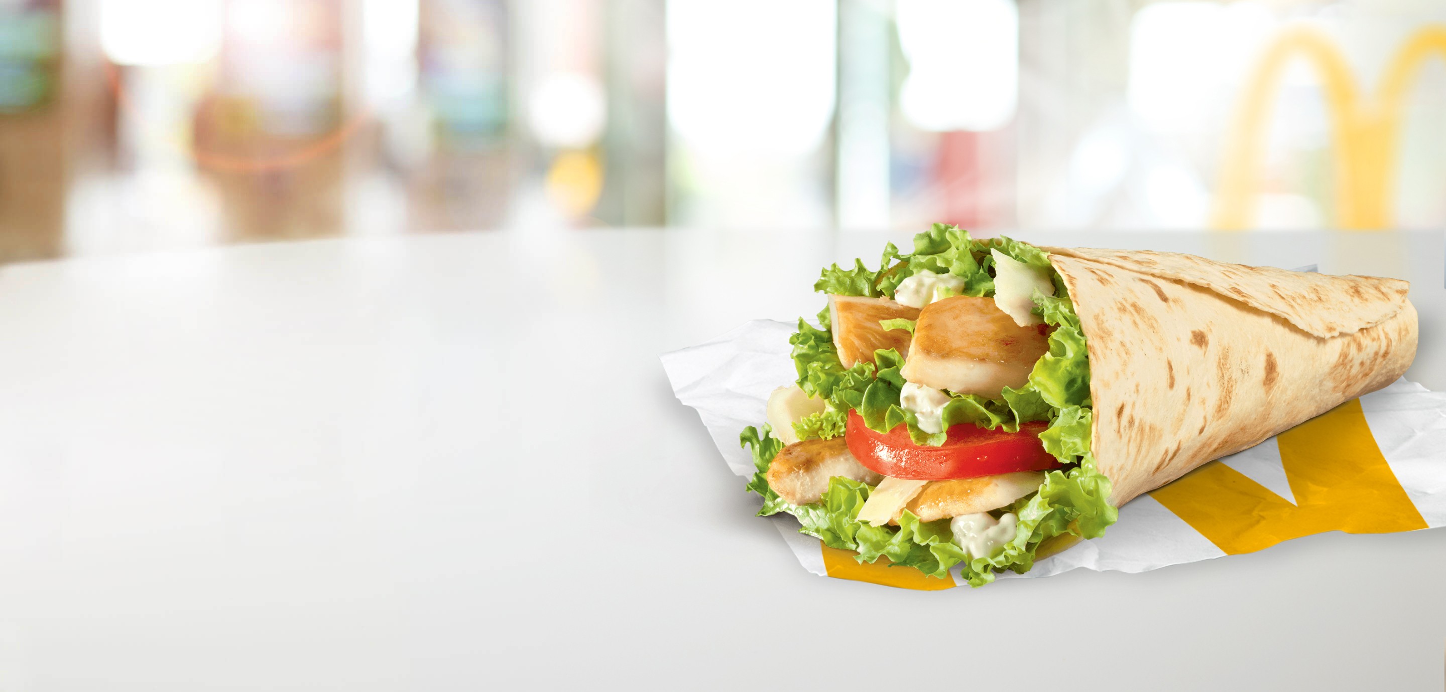 McWrap® con petto di pollo alla piastra e Parmigiano Reggiano