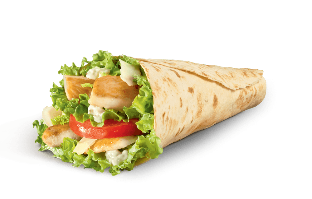 McWrap® con petto di pollo alla piastra e Parmigiano Reggiano Menu