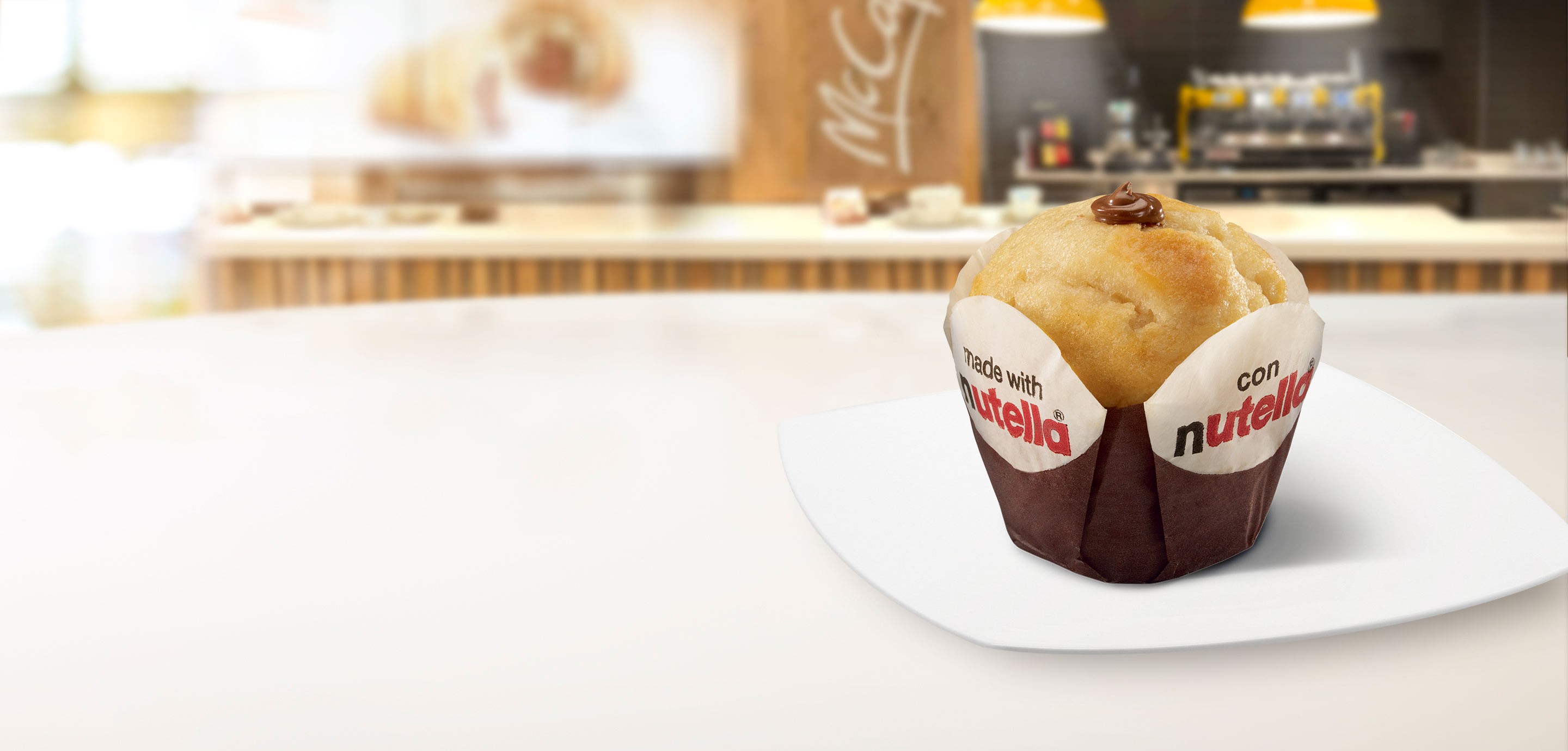 Muffin con Nutella