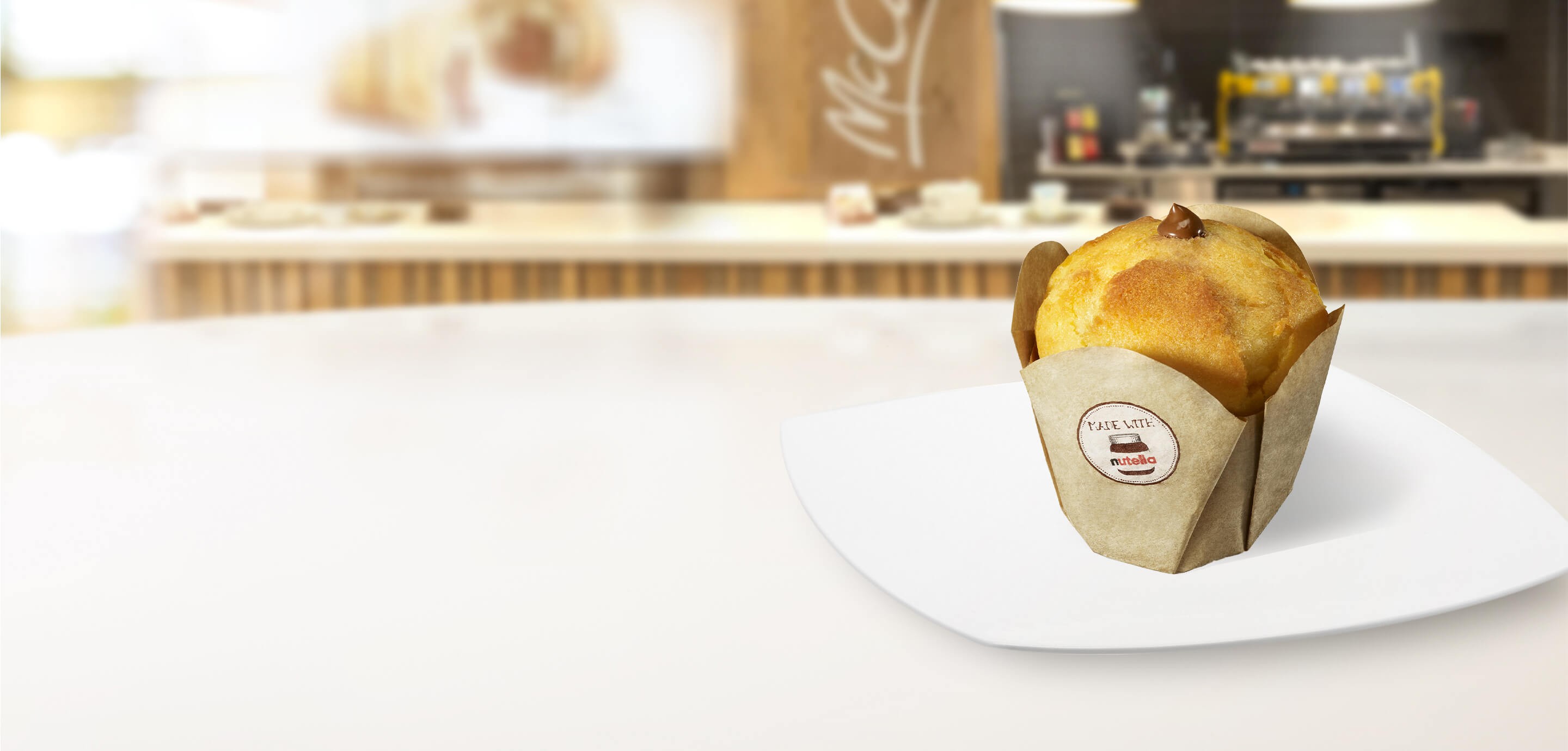 Muffin con Nutella