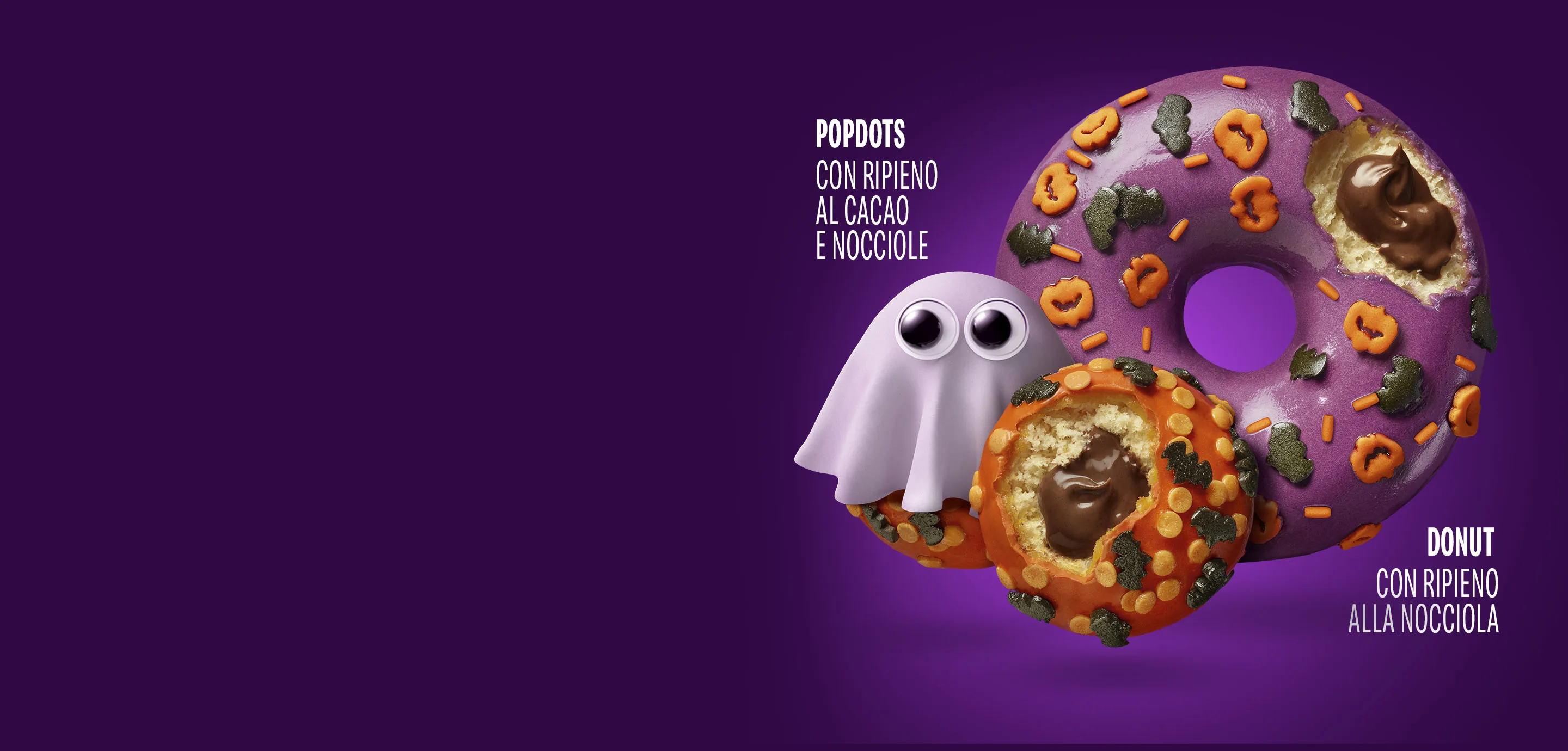 Logo Donut e PopDots - Halloween