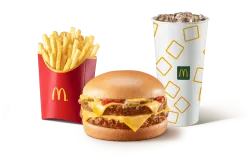 Double Cheeseburger Menu